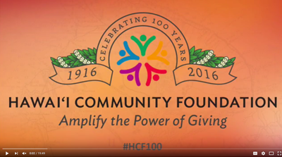 HCF Centennial Event--Kelvin Taketa Presentation