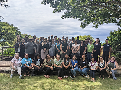 In October, 17 Tobacco Trust Fund nonprofit grantees from across the state gathered at Wai‘anae Comprehensive Health Center for networking and peer learning about the best ways to help Island residents quit smoking. In partnership with DOH, HCF implements a statewide comprehensive tobacco prevention and control program.