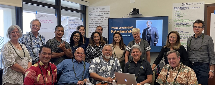 In March, HCF held a design retreat in Kona for Iole, a nonprofit place-based research center and living scientific laboratory in Kohala on Hawai‘i Island. Joined by partners, University of Hawai‘i and Arizona State University, it was the first time all three leadership teams were able to physically meet together.