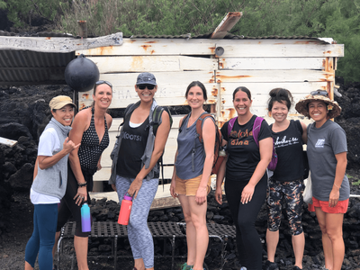 Wahine Po‘ai, a hui of female nonprofit executive directors on Maui advance leadership and skill through peer support program grounded in Native Hawaiian cultural practice and place. Supported by the Robert Emens Black Fund of the Hawai‘i Community Foundation.
